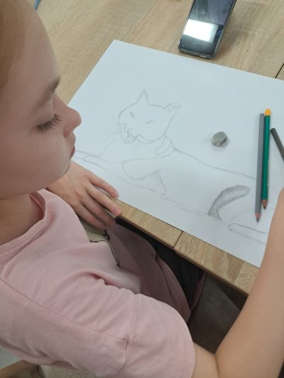 Zajęcia plastyczne - karykatury i portrety